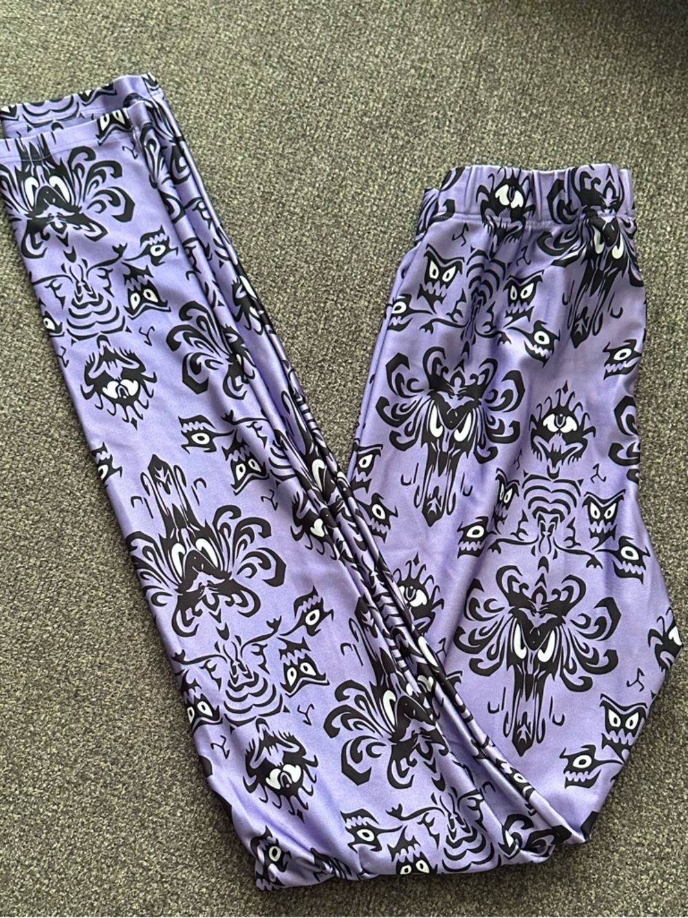Poprageous Disney’s Haunted Mansion wallpaper Leggings medium